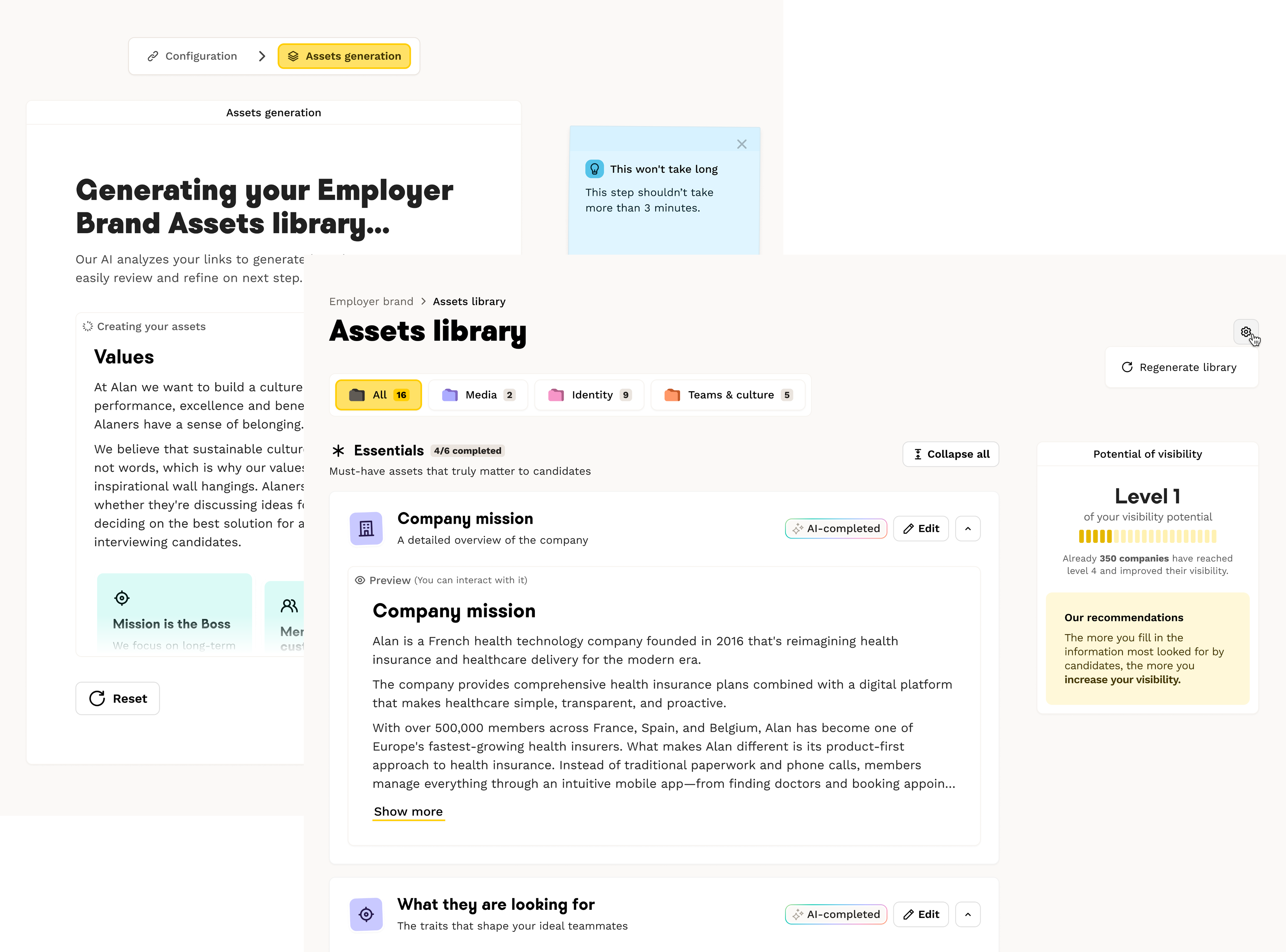 ai generate employer brand
